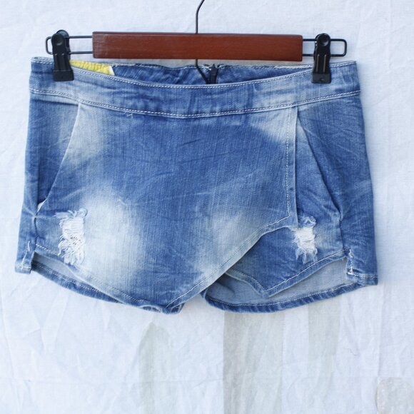MACHINE by nouvelle mode Womans Vintage Jean Skort 🌵26 - Picture 1 of 11